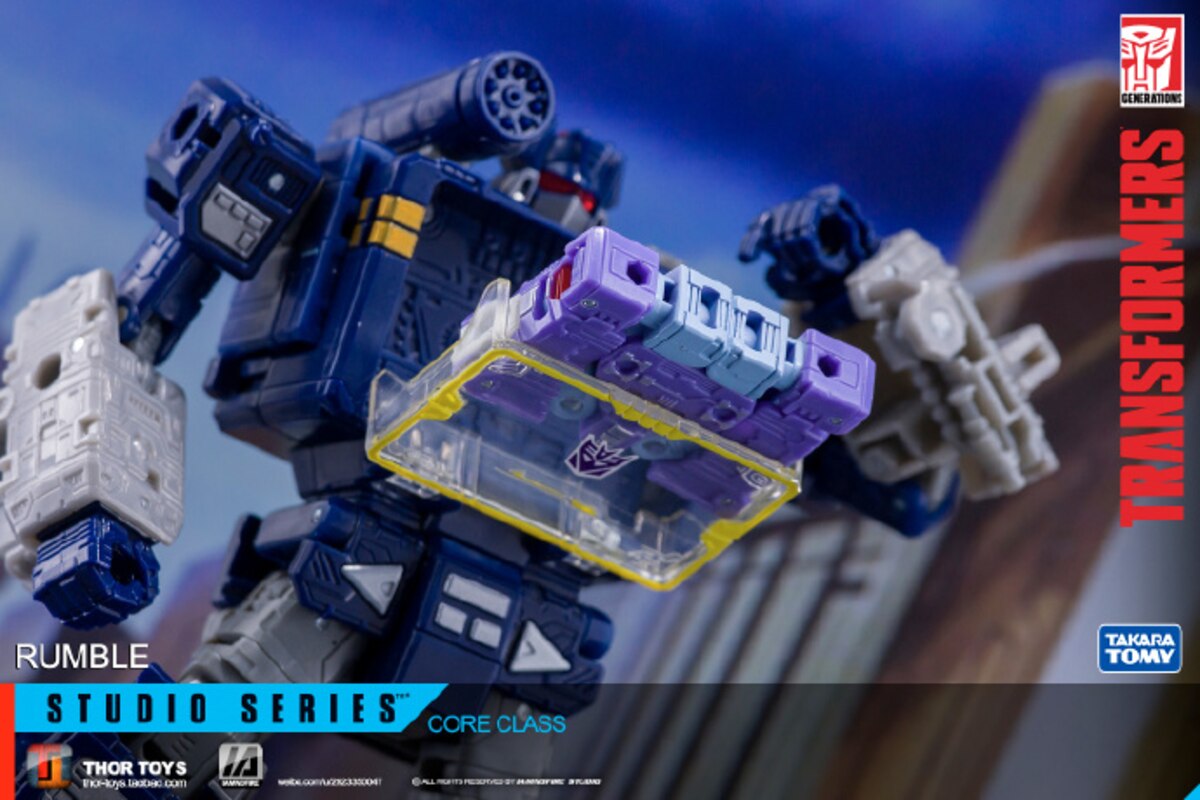Transformers Studio Series Core Class Rumble Toy Photography by IAMNOFIRE