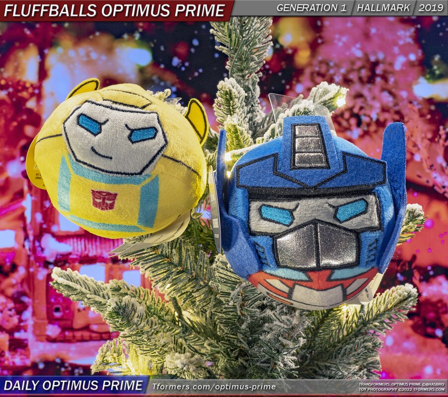 Daily Prime - Hallmark Fluffballs Optimus Prime Plush Ornament