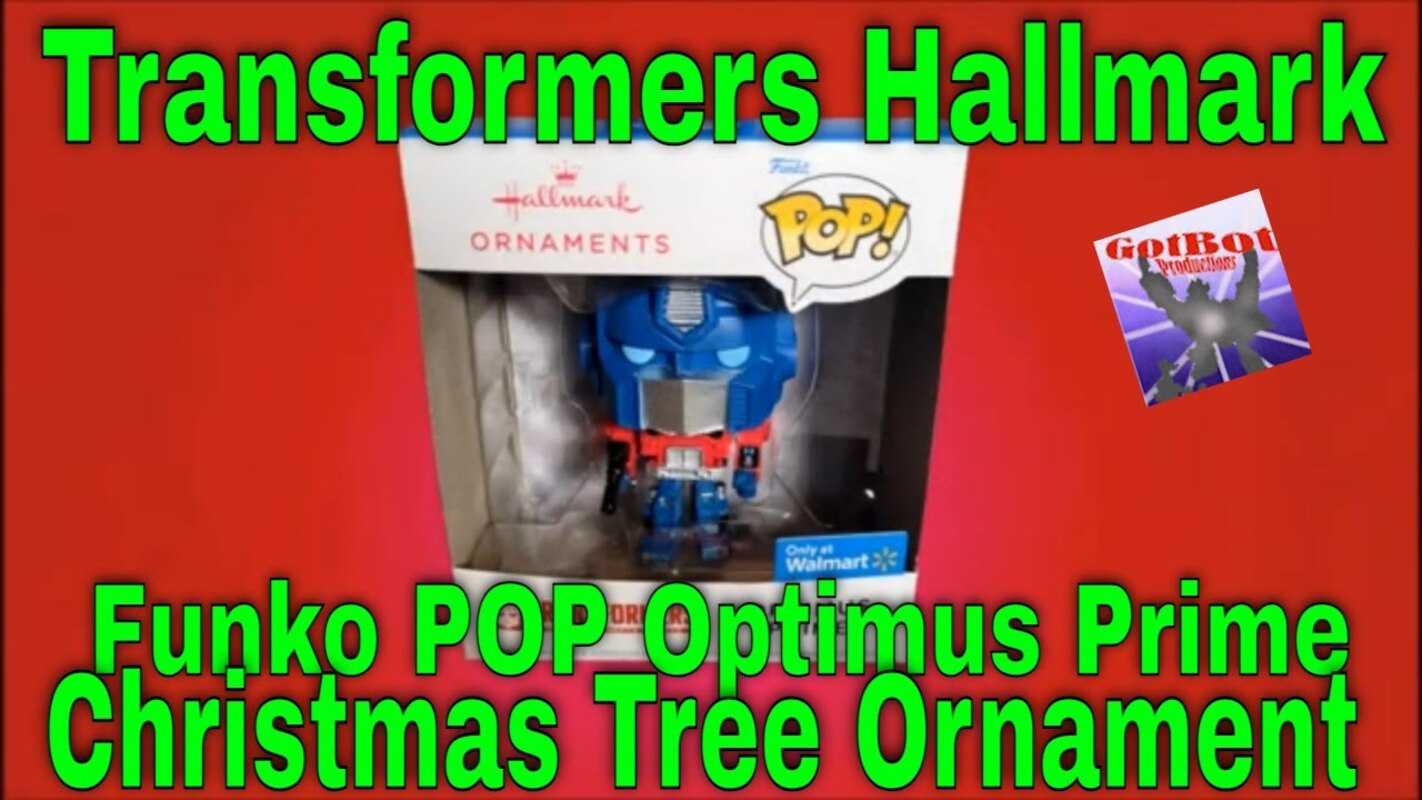 Festimus Prime: Hallmark Funko Pop Optimus Prime Christmas Tree Ornament