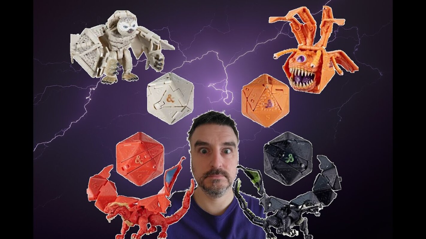 Toy Review - Dungeons And Dragons Dicelings (Transforming Dice)