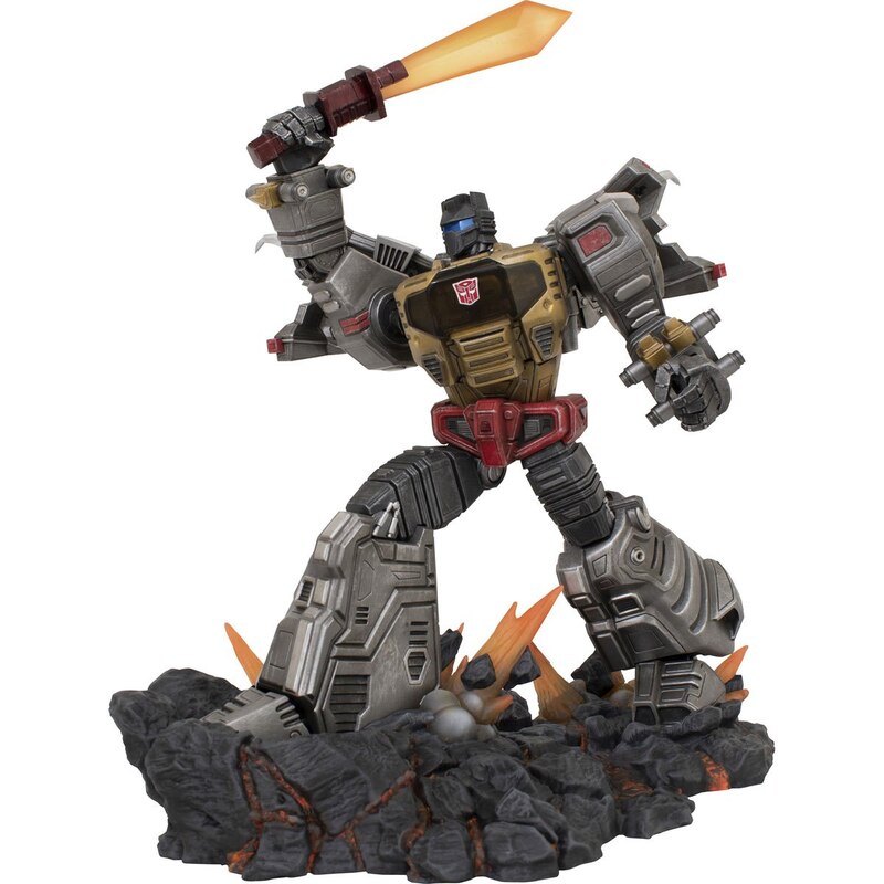 New Transformers Gallery Grimlock Deluxe Statue from Diamond Select