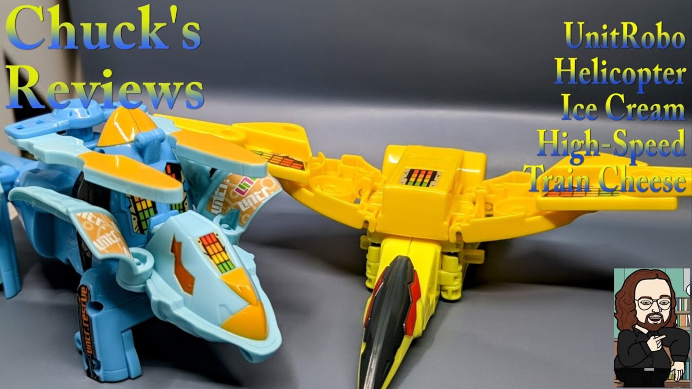 Chuck's Reviews Machine Robo Universe Unitrobo Helicopter Ice Cream And High Speed Train Cheese