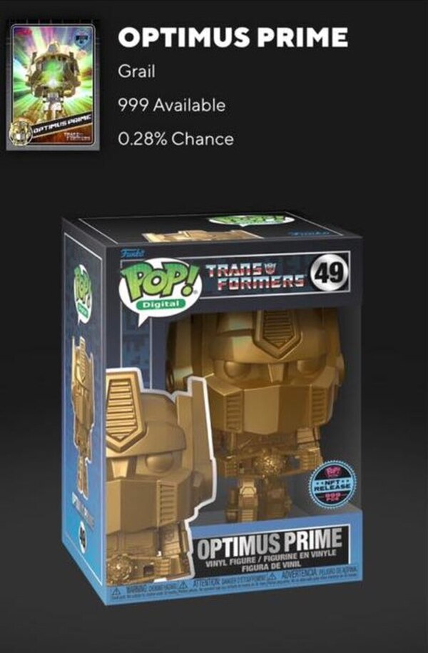 Funko Pop! Fundays Blacklight Battle Freddy Funko As Optimus Prime (White  Box) SE (LE 1500) - US