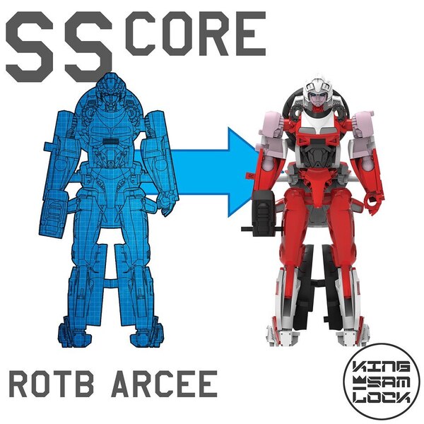 Concept Image Detail Of Tranformers SS CORE TF7 Rise Of The Beasts Arcee Toy  (1 of 14)