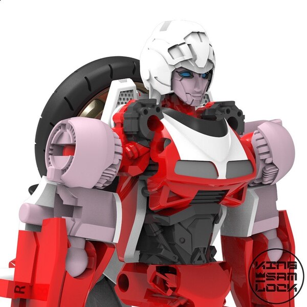 Concept Image Detail Of Tranformers SS CORE TF7 Rise Of The Beasts Arcee Toy  (8 of 14)