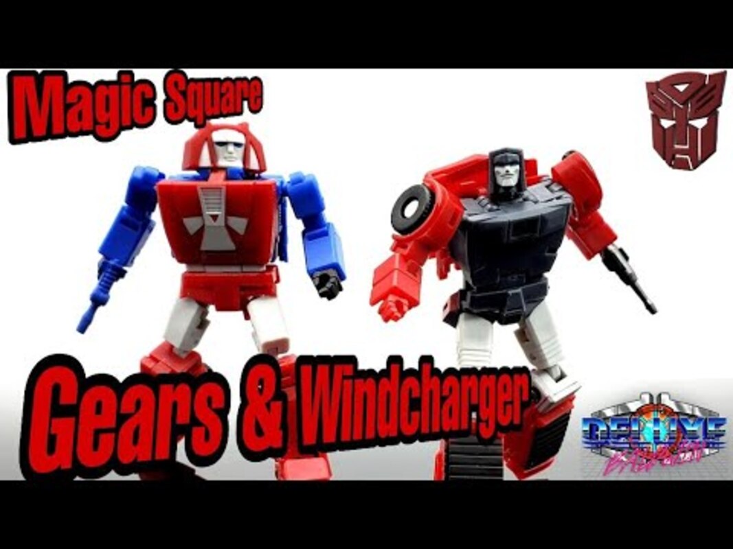 Magic Square MS-B49 & B50 Energy & Spider Gear Transformer Review! (Gears & Windcharger)