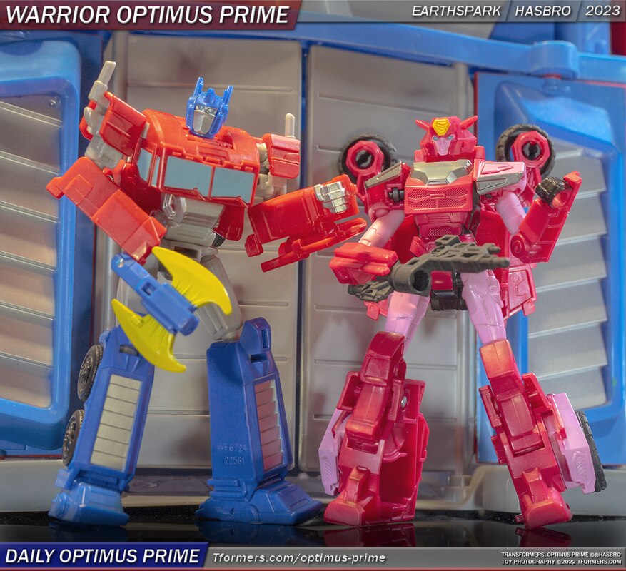 Daily Prime - Earthspark Warriors Optimus Prime & Elita-1