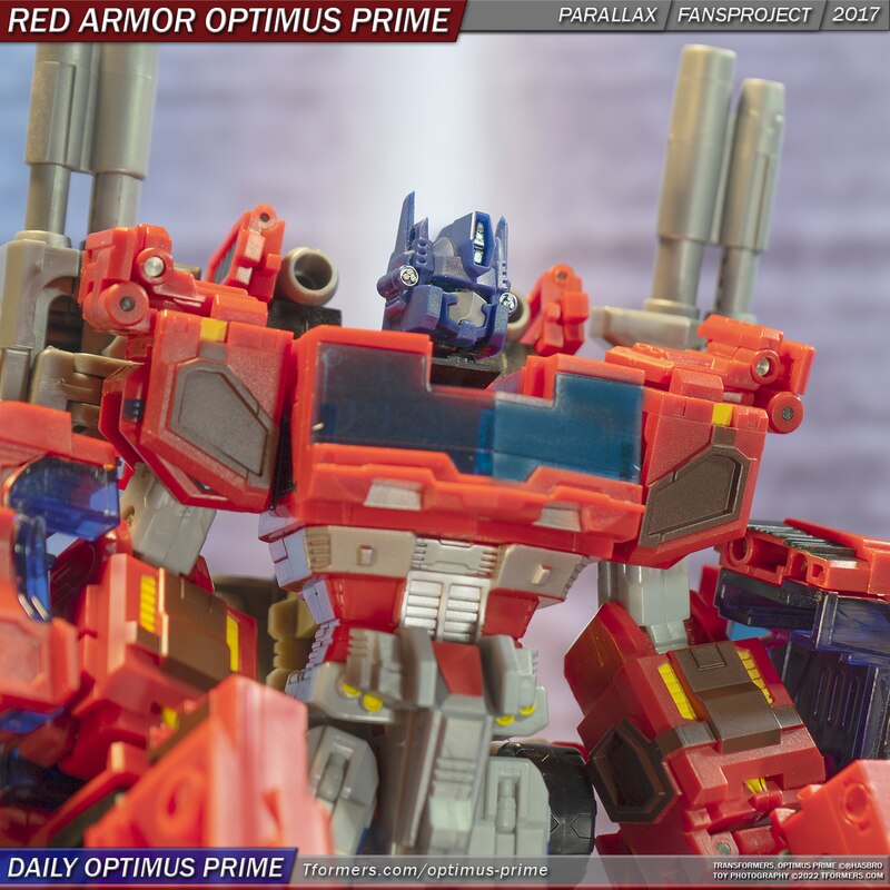 Daily Prime - Parallax Red Armor Optimus Prime