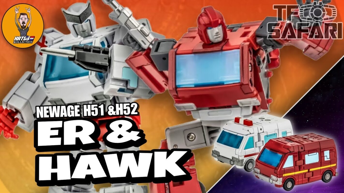 Newage Toys ER and Hawk (Ratchet and Ironhide V2) Review