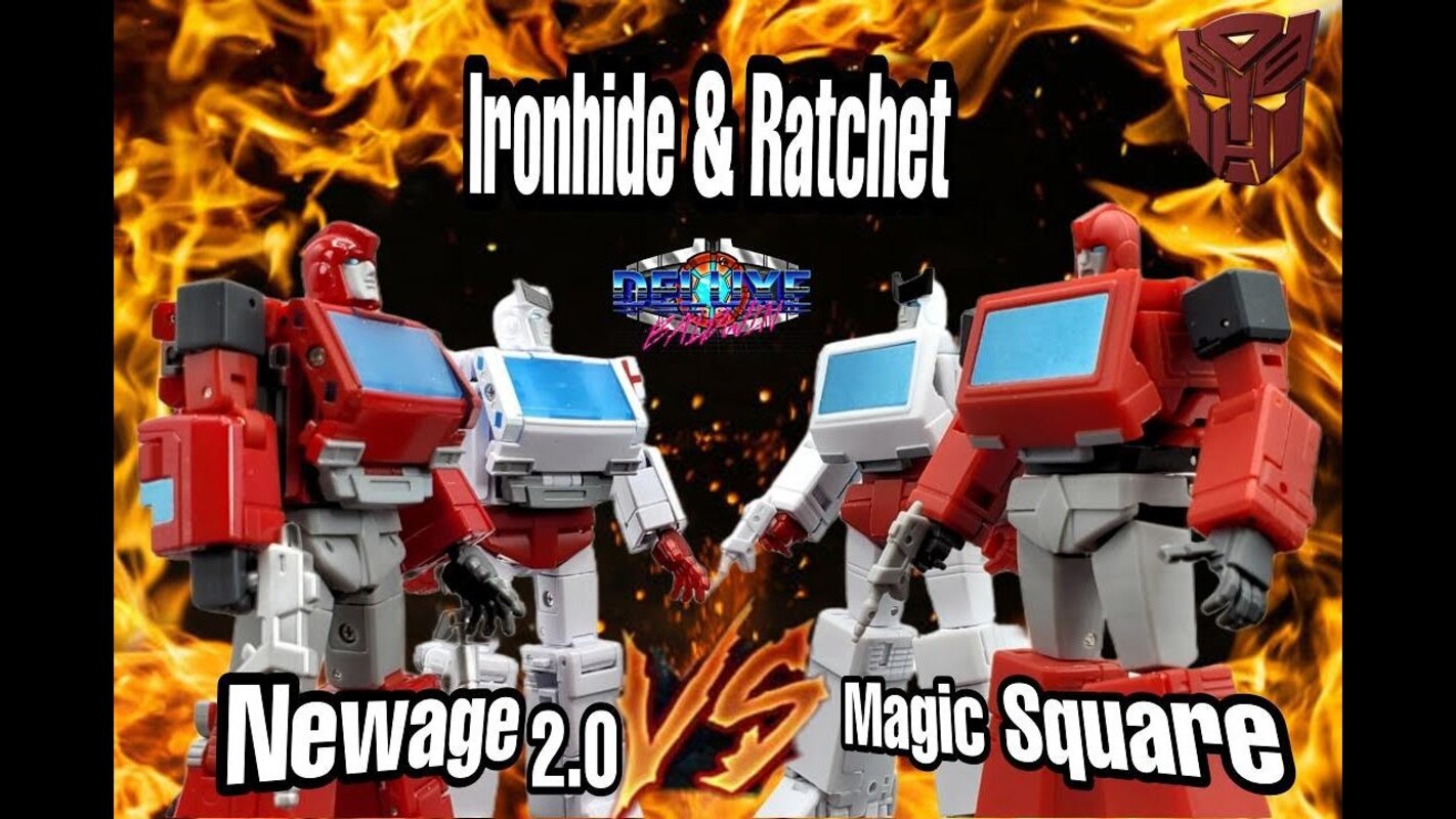 Magic Square Vs Newage Toys Ironhide & Ratchet Legends Scale Transformer Review!