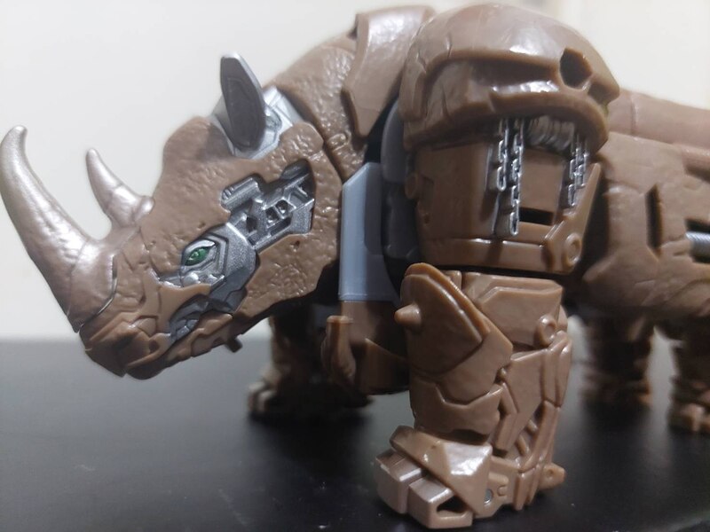 In Hand Image Of Transformers Rise Of The Beasts Mainline Voyager Rhinox Toy  (15 of 26)