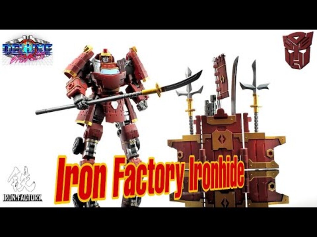 Iron Factory IF EX-56 Iron Samurai Series Tetsube Transformer Review! (Ironhide)