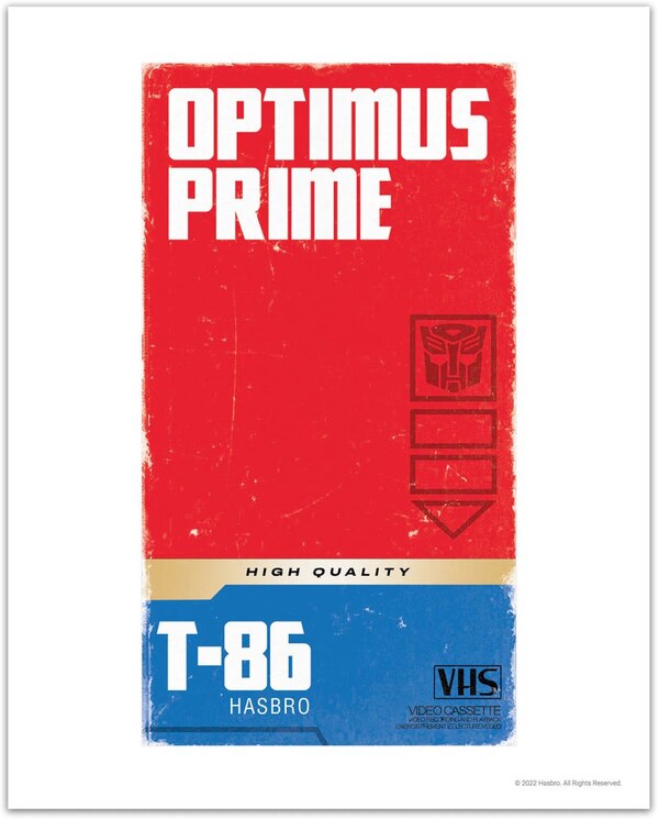 Transformers Royalston VHS Mini Print Set Wave 1  (2 of 7)