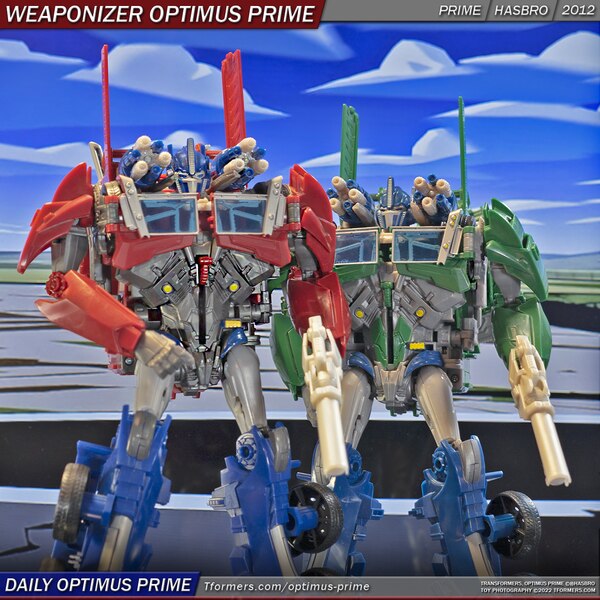 Daily Prime   Transformers Prime Weaponizer Optimus Prime Spins Out (1 of 1)