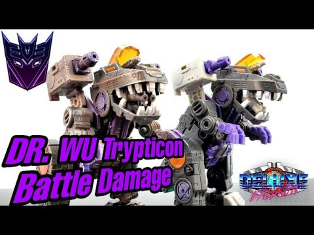 DR. WU DW-E14 Energy Dragon Trypticon Review. (Battle Damage)