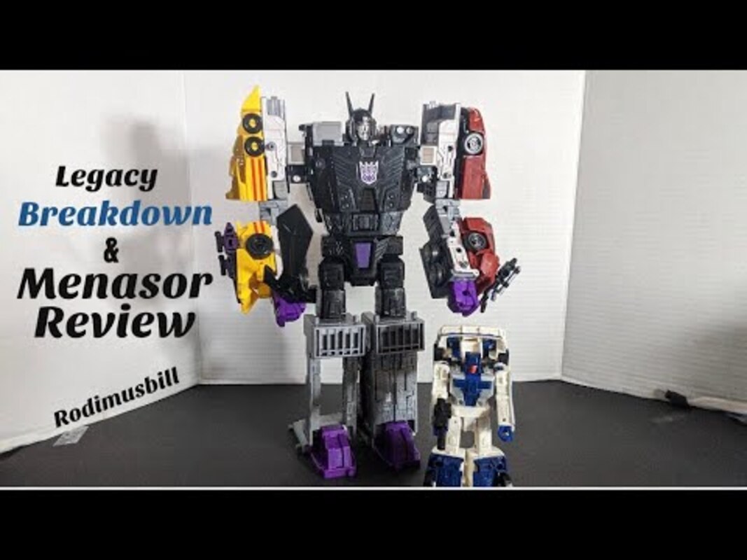 Transformers Legacy Deluxe  Breakdown And Full Menasor Review - Rodimusbill