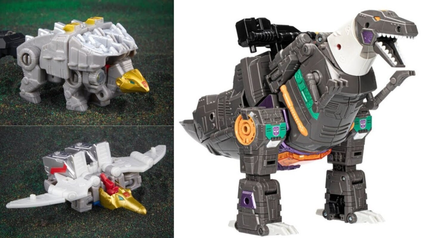 Transformers Legacy Evolution Core Class Swoop & Scarr + Shattered Glass Grimlock Revealed