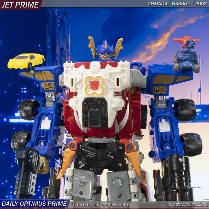 Daily Prime - Armada Super Mode Optimus Prime + Jetfire = Jet Prime