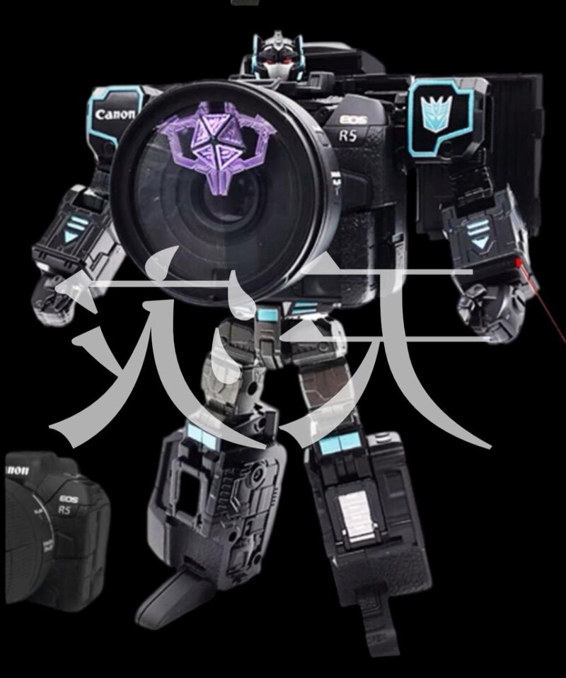 Canon x Transformers Nemesis Prime R5 New Figure Images Reveal Dark Matrix