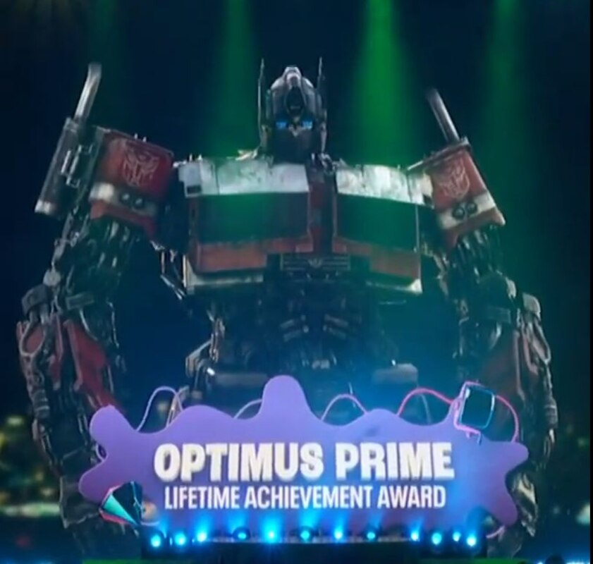 WATCH! Optimus Prime Receives Lifetime Achievement Award at Kids Choice Awards 2023