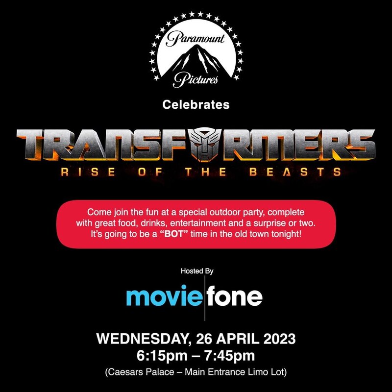 CinemaCon 2023 Transformers Rise Of The Beasts Special Event Surprises