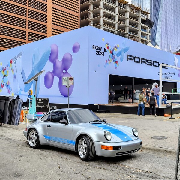 SXSW 2023 Rise Of The Beasts Optimus Prime & Primal Porsche Booth Image  (4 of 6)