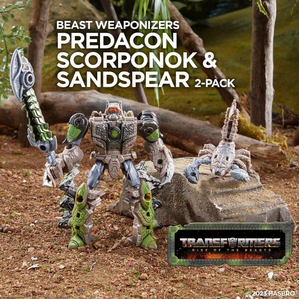 Official Image Of Transformers Rise Of The Beasts Weaponizers SCORPONOK AND SANDSPEAR 2 PACK  (7 of 7)