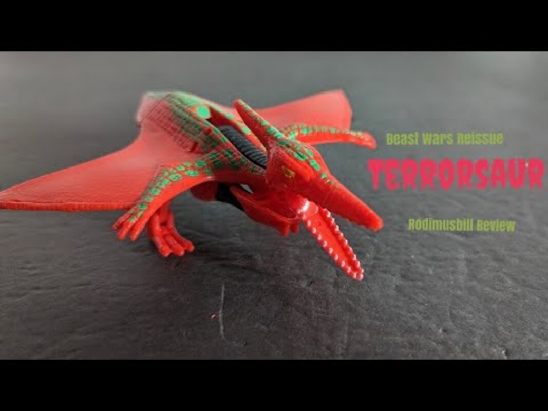 Beast Wars Terrorsaur Walmart Exclusive Transformers Reissue - Rodimusbill Review