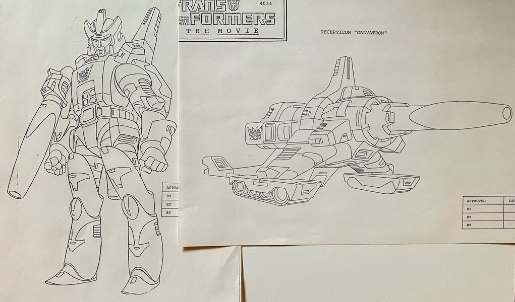 Transformers The Movie 1986 Concept Art Drawing Galvatron (7 of 15)