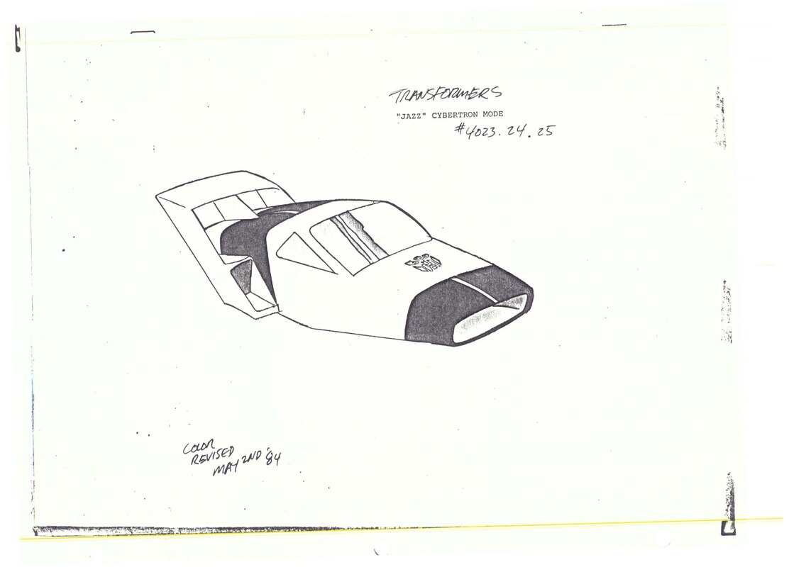 Original Transformers G1 Origin Cybertron Mode Drawings - Wheeljack, Laserbeak, Jazz, More