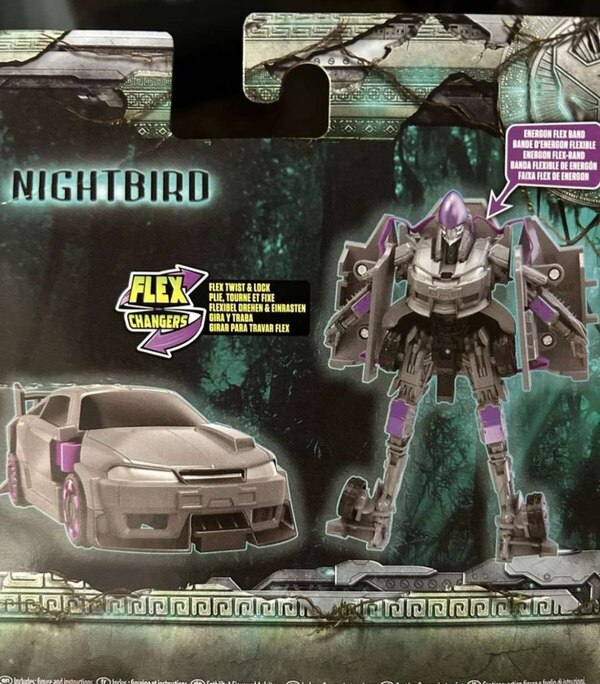 Image Of Transformers Rise Of The Beasts Mainline Flex Changers Nightbird  (2 of 2)