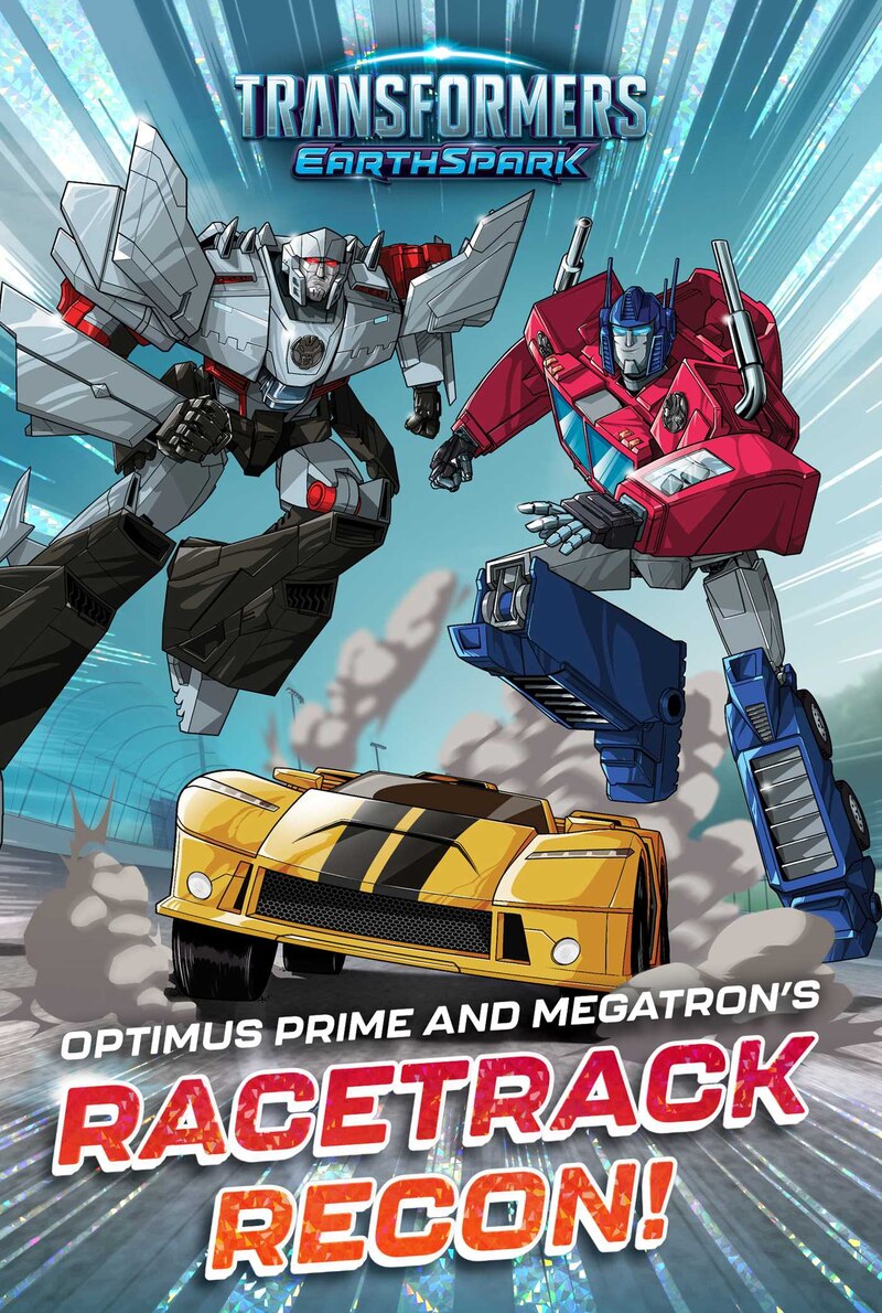 Transformers Earthspark - Optimus Prime and Megatron's Racetrack Recon! Book