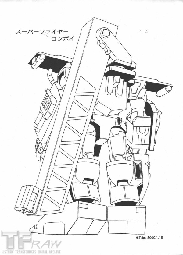 Daily Prime   Car Robots Super Fire Convoy Mechanical Character Drawings  (13 of 31)