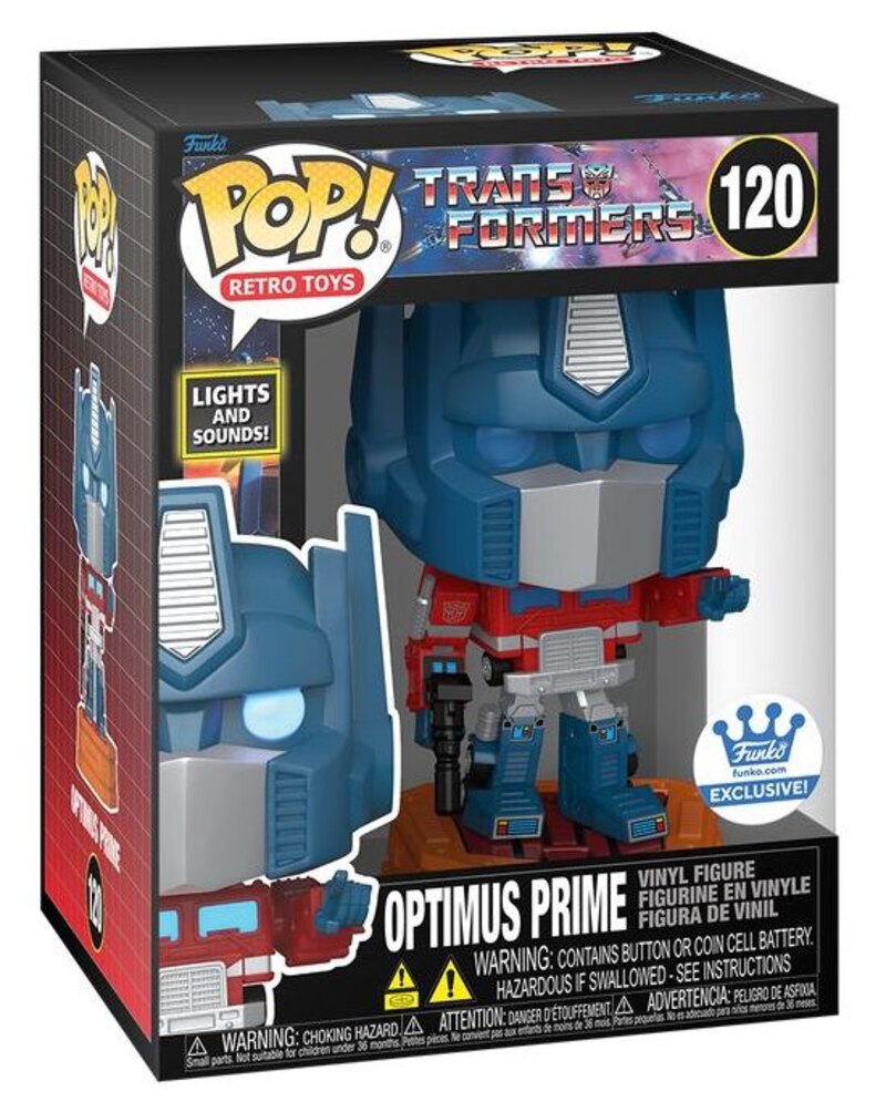 Funko Transformers Pop! Optimus Prime Lights & Sounds Coming Soon