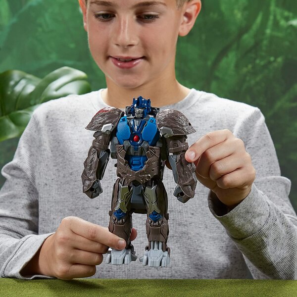 Image Of , Smash Changer Optimus Primal From Transformers Toy Rise Of The Beasts Movie  (9 of 10)