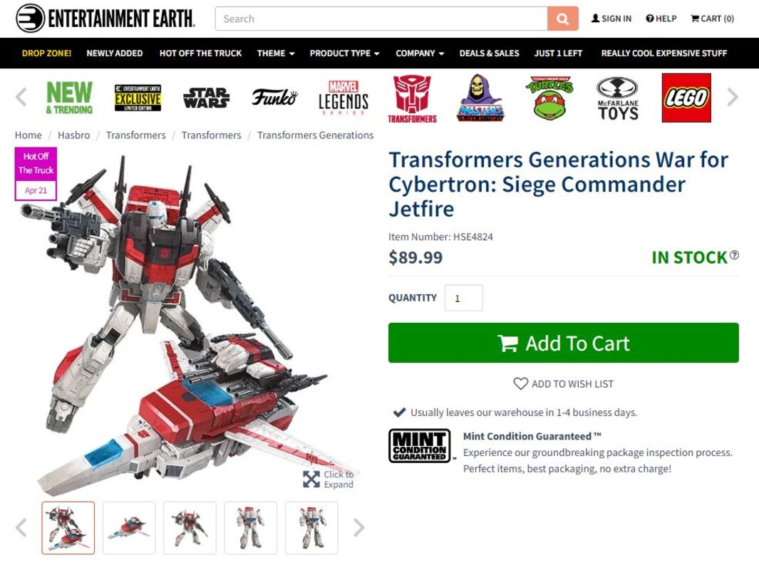 Scalper Buster - Commander Jetfire 10% Off In-Stock with FREE Shipping
