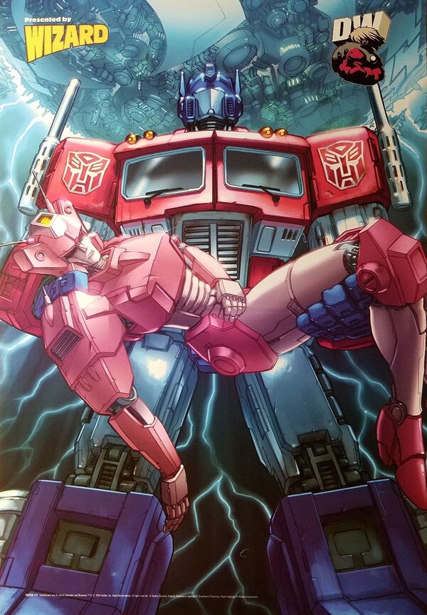 Daily Prime   Optimus Prime And Elita 1 Generation One Wizard Poster  (1 of 2)