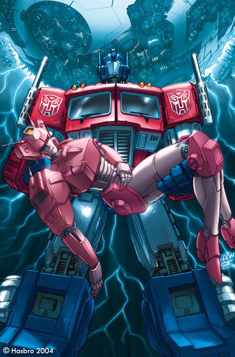 Transformers optimus prime and elita one