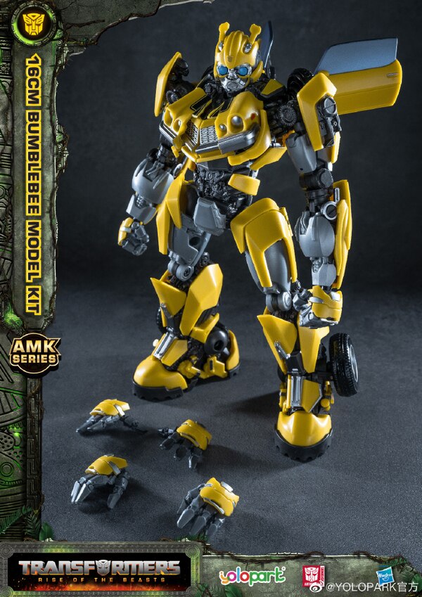 Image Of Optimus Prime, Primal, Bumblebee From Yolopark Transformers Rise Of The Beasts AMK Series  (2 of 4)