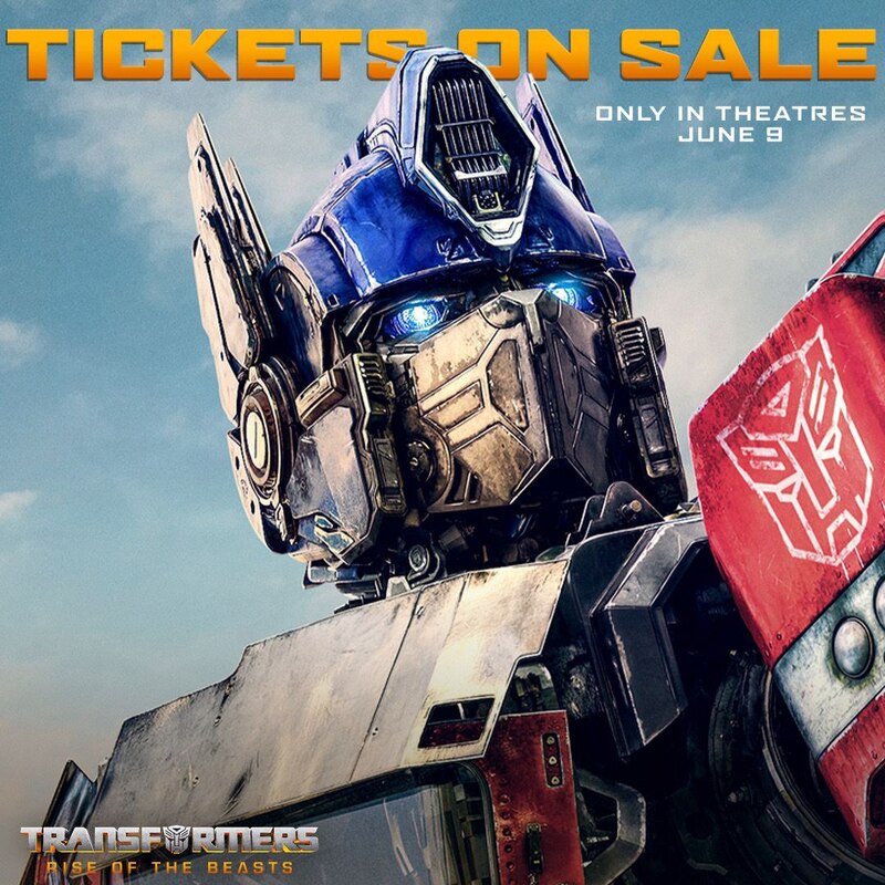 Movie Tickets On Sale Now for Transformers: Rise Of The Beasts