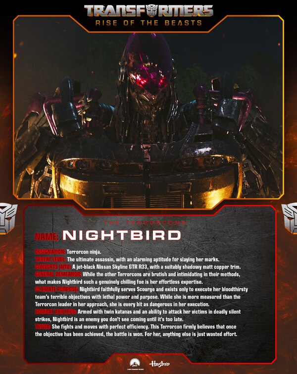 Official Chracter Biographies For Transformers Rise Of The Beasts  (4 of 16)