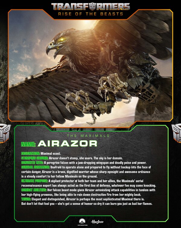 Official Chracter Biographies For Transformers Rise Of The Beasts  (7 of 16)