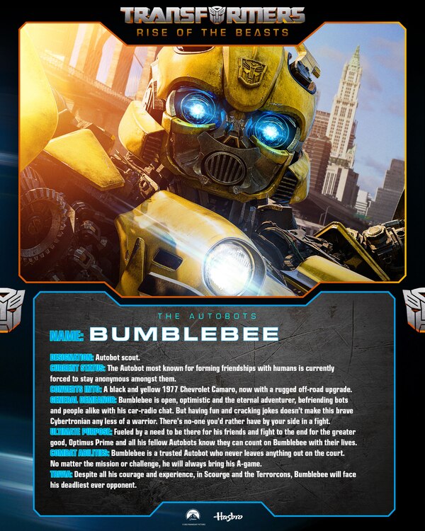Official Chracter Biographies For Transformers Rise Of The Beasts  (14 of 16)