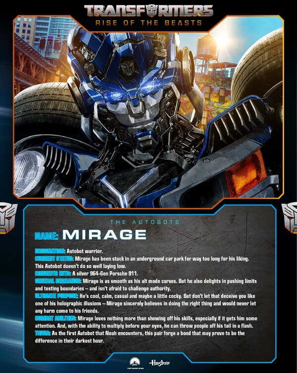 Official Chracter Biographies For Transformers Rise Of The Beasts  (15 of 16)