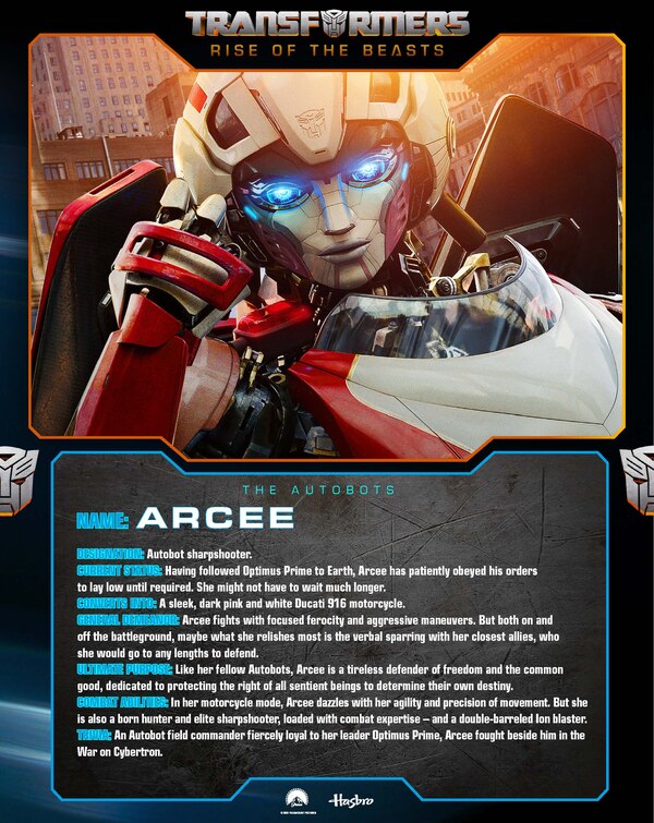 Official Chracter Biographies For Transformers Rise Of The Beasts  (16 of 16)
