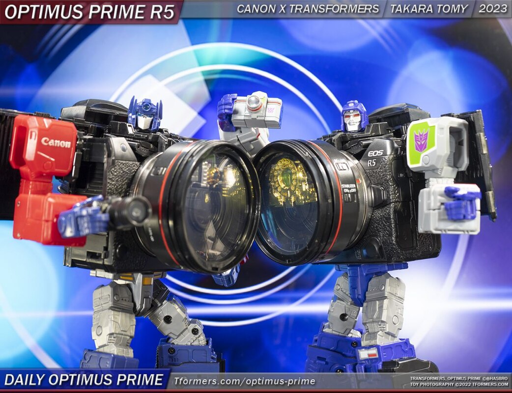 Daily Prime - Transformers X Canon R5 Optimus Prime VS Refraktor