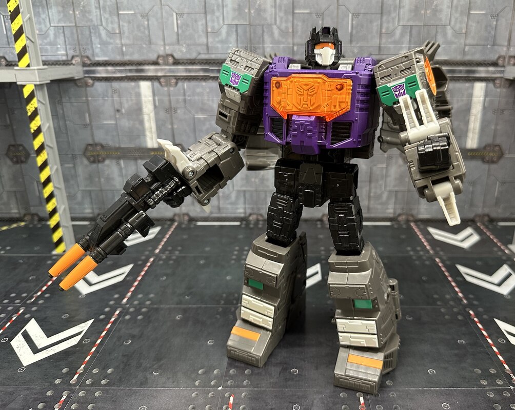 Shattered Glass Grimlock In-Hand Images from Transformers Generations