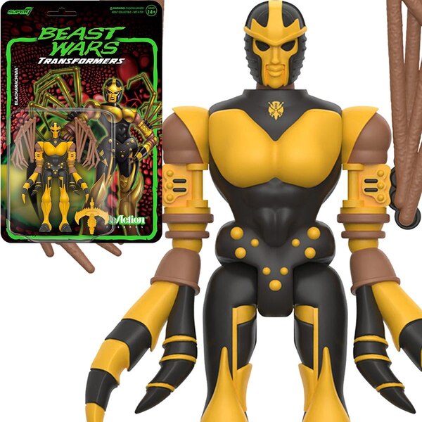 Image Of Blackarchnia Beast Wars Super7 Reaction Figure  (1 of 21)