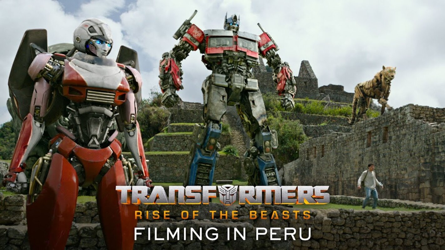 Filming in Peru Behind The Scenes on Transformers: Rise of the Beasts