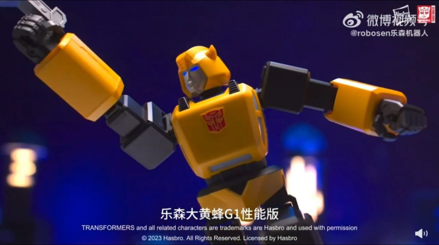 Robosen G1 Bumblebee Official Reveal Video for Transformers Auto-Converting Performance Series